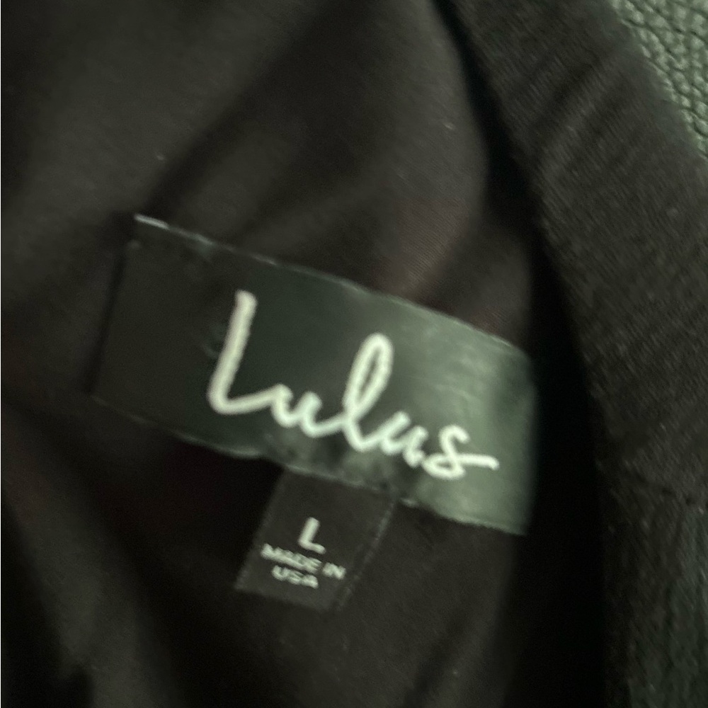 Lulu's Black Cherry Pattern Mini Dress - image 5